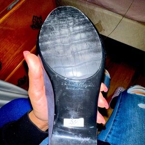 Used Robert clergerie fete over-the-knee dark blue boots